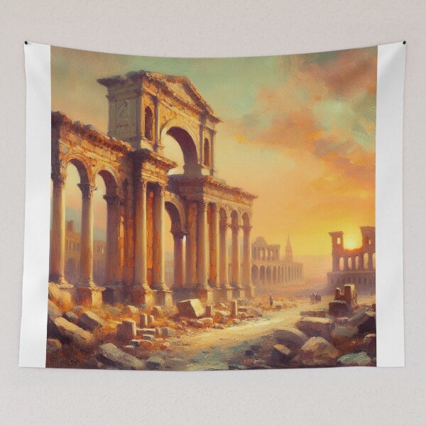 Item preview, From the imagination, the city of Palmyra is imagined after the great earthquake. designed and sold by  Bride of the desert.