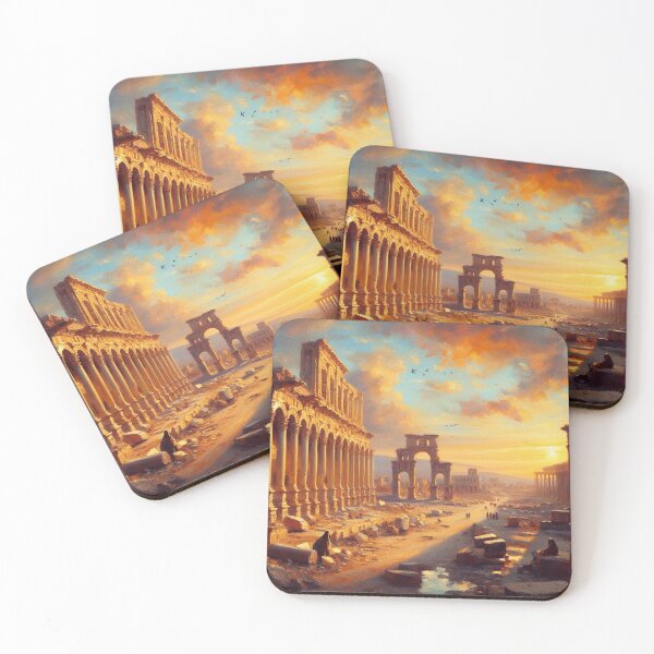 Item preview, From the imagination, the city of Palmyra is imagined after the great earthquake. designed and sold by  Bride of the desert.