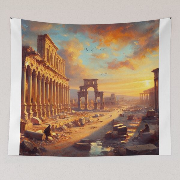 Item preview, From the imagination, the city of Palmyra is imagined after the great earthquake. designed and sold by  Bride of the desert.