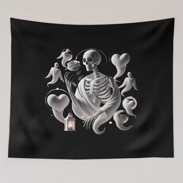 Item preview, Romantic neon skeleton gift designed and sold by ATOTI.