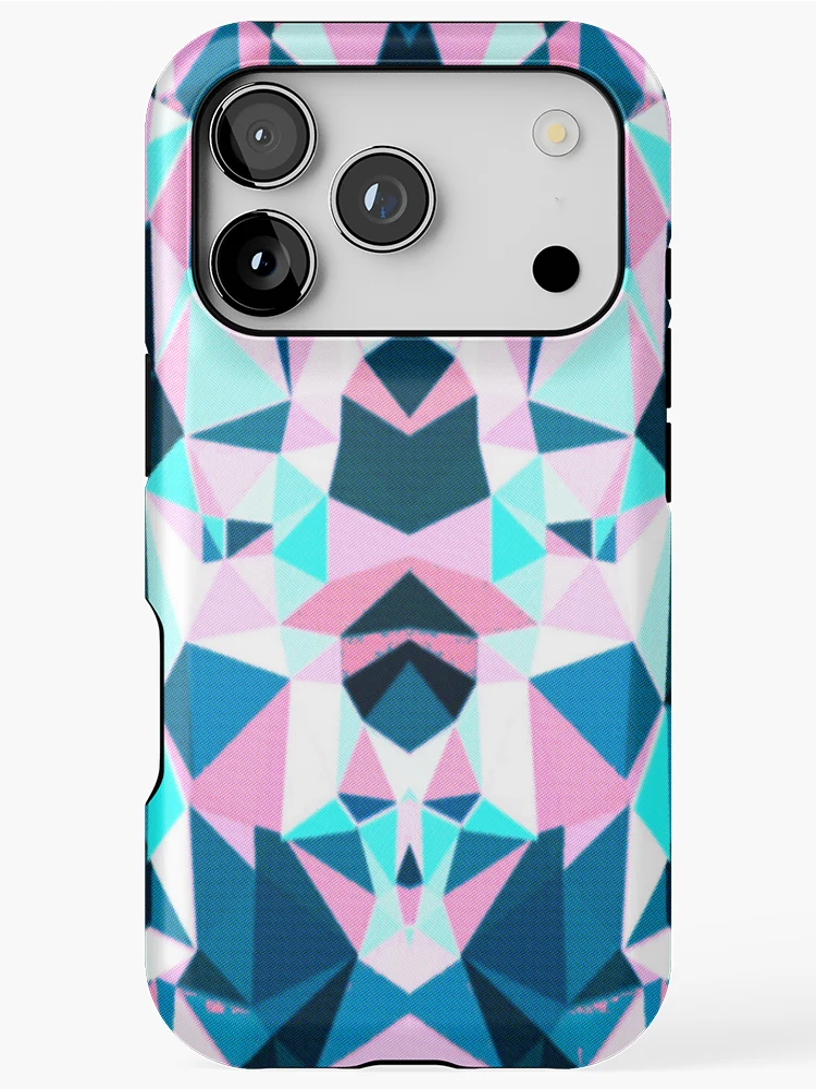 Thumbnail 1 of 4, iPhone Case, Abstract geometric background designed and sold by The Hand That Listens.