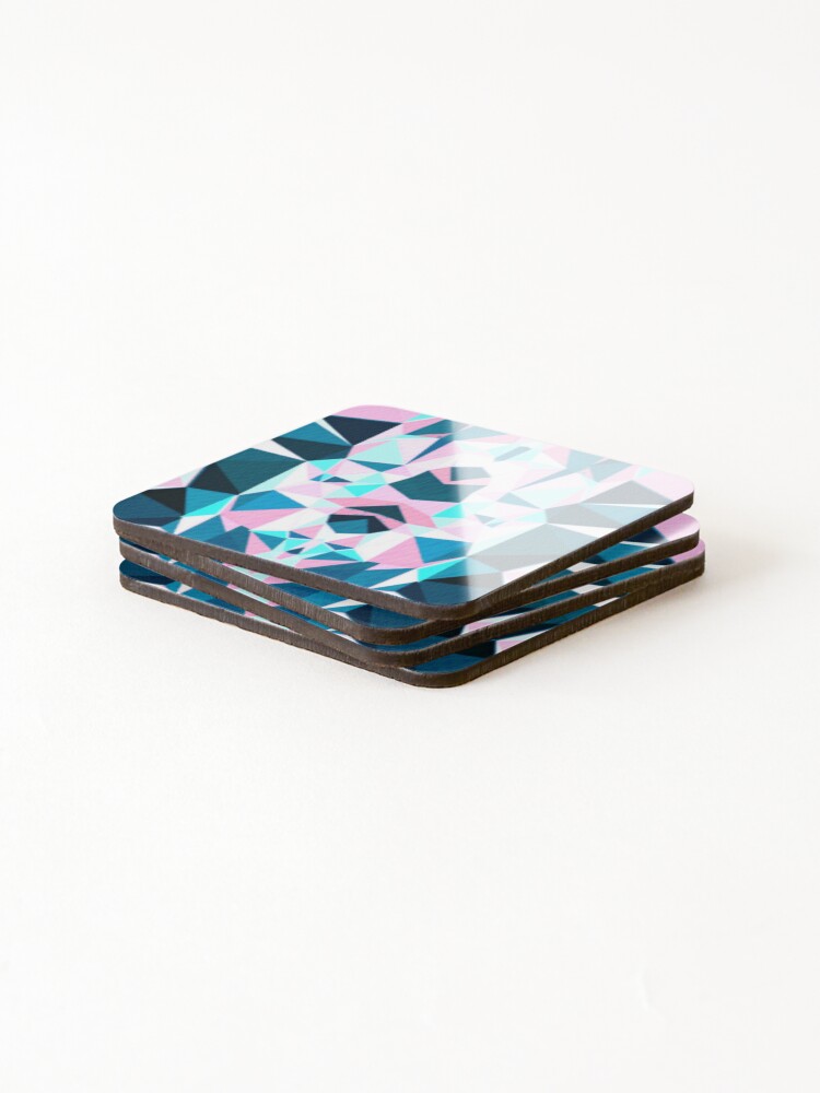 Thumbnail 4 of 5, Coasters (Set of 4), Abstract geometric background designed and sold by Addylee08.