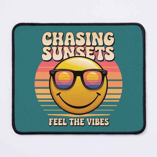 Item preview, Chasing Sunsets - Retro Smiley Face designed and sold by SignumShop.