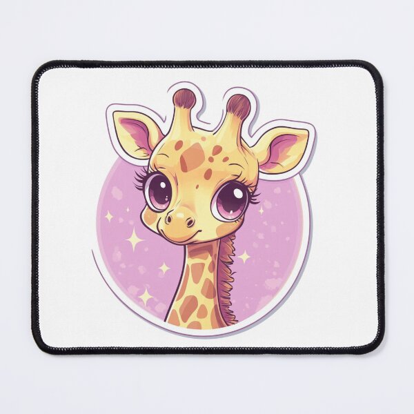 Item preview, Pink Cute Giraffe designed and sold by NicolasGlowArt.