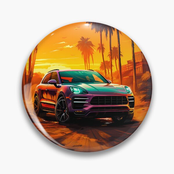 Item preview, Tropical Power: SUV In Golden Hour designed and sold by RevUpDesign.
