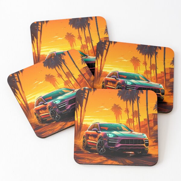 Item preview, Tropical Power: SUV In Golden Hour designed and sold by RevUpDesign.
