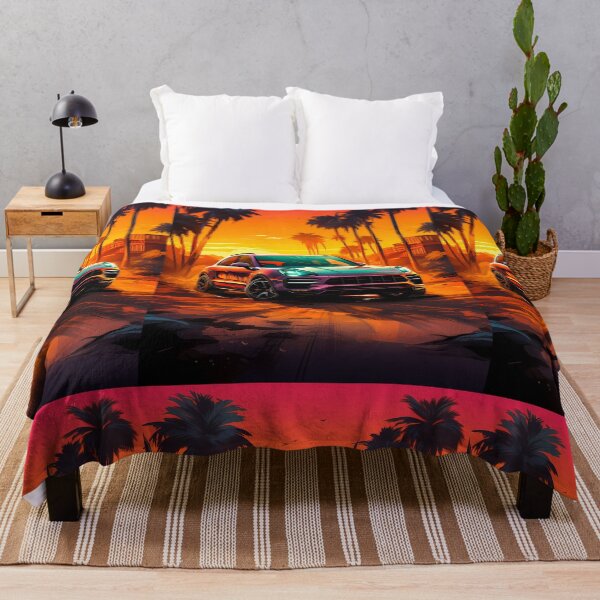 Item preview, Tropical Power: SUV In Golden Hour designed and sold by RevUpDesign.