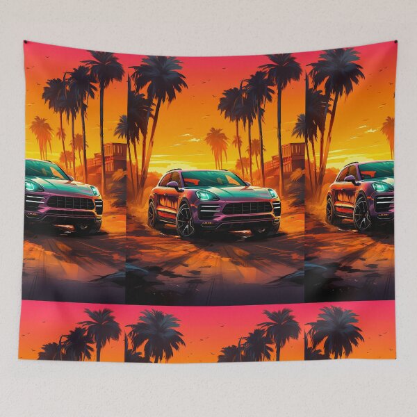Item preview, Tropical Power: SUV In Golden Hour designed and sold by RevUpDesign.