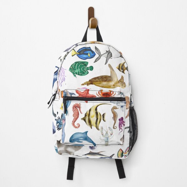 Item preview, Scuba Diving Watercolor Marine Life Design designed and sold by TheDiveShirt.