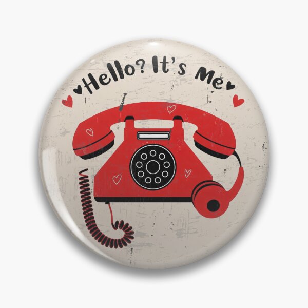 Item preview, 90's Red Retro Dial Phone – "Hello? It's Me." designed and sold by RvinJo8.