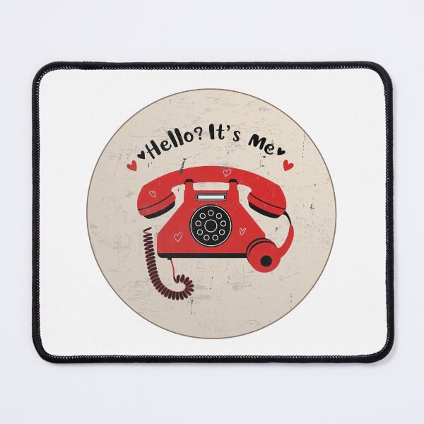 Item preview, 90's Red Retro Dial Phone – "Hello? It's Me." designed and sold by RvinJo8.