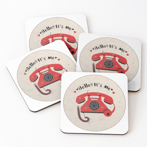 Item preview, 90's Red Retro Dial Phone – "Hello? It's Me." designed and sold by RvinJo8.