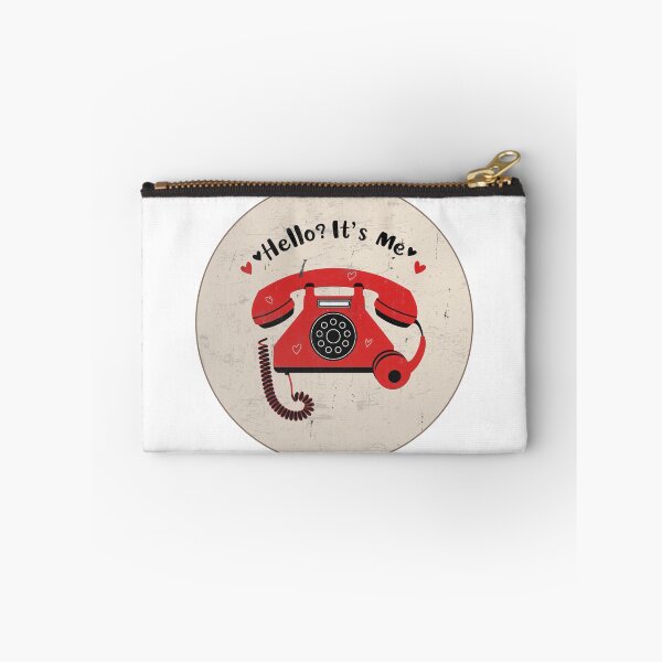 Item preview, 90's Red Retro Dial Phone – "Hello? It's Me." designed and sold by PING 999 STUDIO.