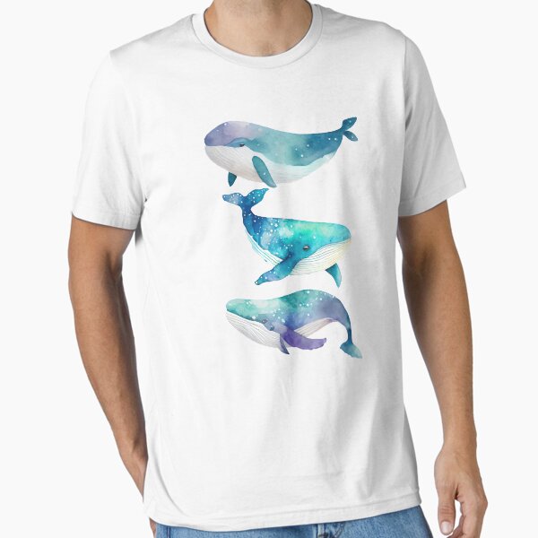 Artikel-Vorschau von Aquarell Wal Tauchen Design, designt und verkauft von TheDiveShirt.