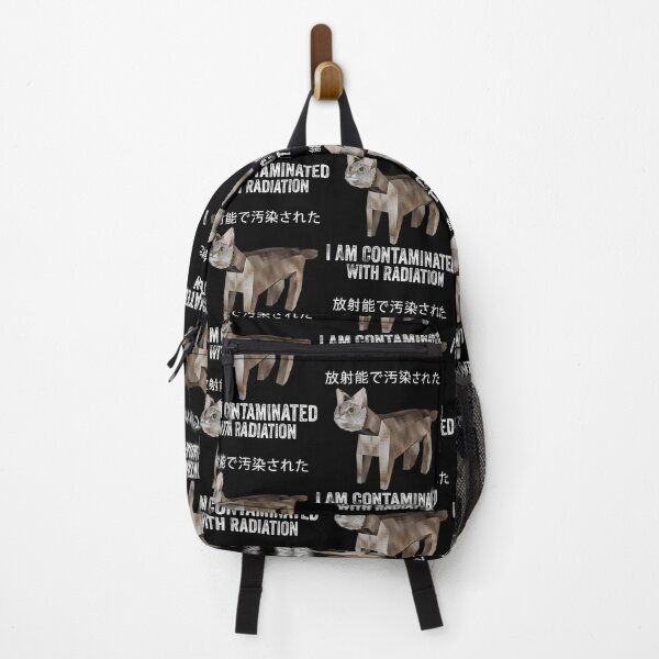 Item preview, I Am Contaminated With Radiation Japanese Cat Meme Funny designed and sold by DreamyNature.