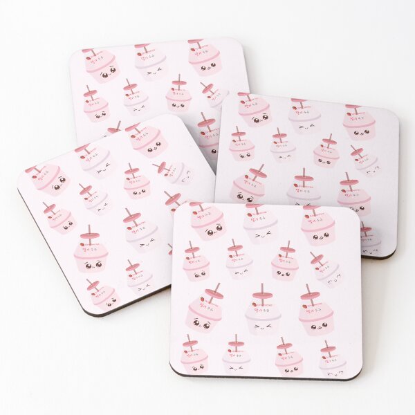 Item preview,  strawberries  Flavored Korean milk Cute kawaii  designed and sold by the dragon  shop.