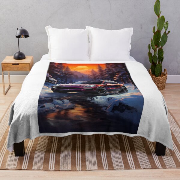 Item preview, Sunset Over Snow: Winter SUV Journey designed and sold by RevUpDesign.