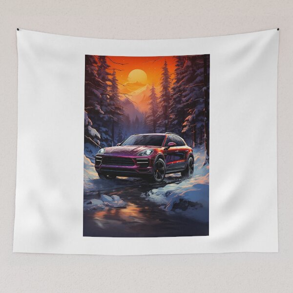Item preview, Sunset Over Snow: Winter SUV Journey designed and sold by RevUpDesign.