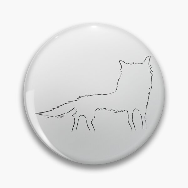 Item preview, Fantastic Mr Fox wolf Fine Line designed and sold by aartbylilli.
