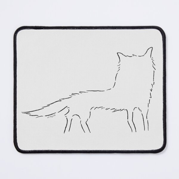 Item preview, Fantastic Mr Fox wolf Fine Line designed and sold by aartbylilli.