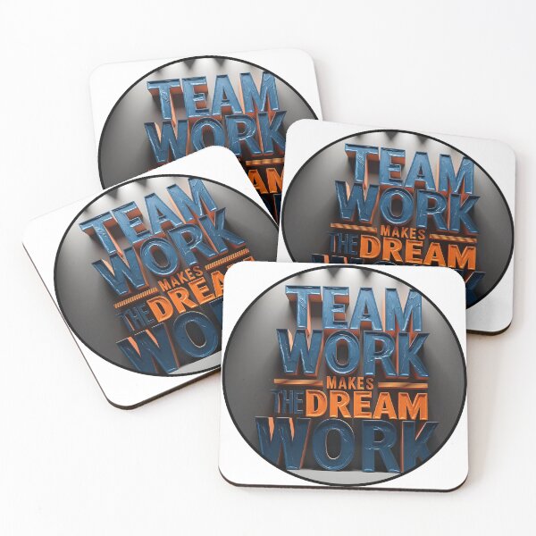 Item preview, Motivational Quote – Team Work Makes The Dream Work designed and sold by RvinJo8.