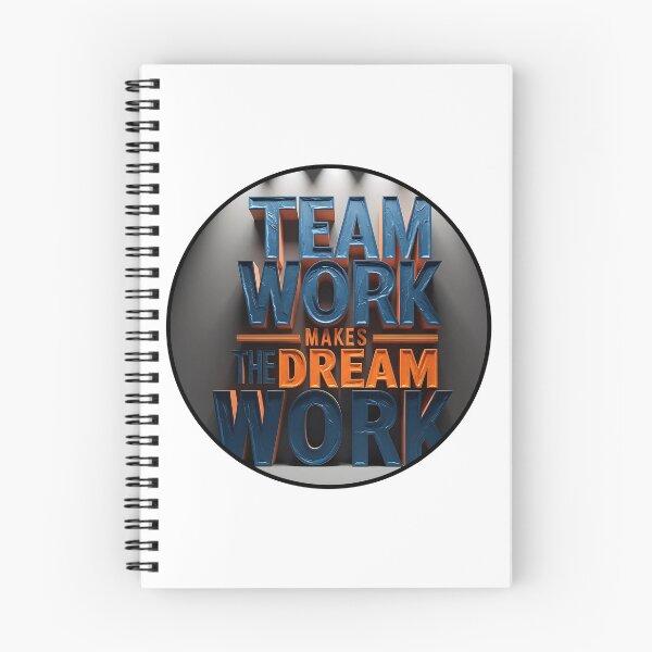 Item preview, Motivational Quote – Team Work Makes The Dream Work designed and sold by PING 999 STUDIO.