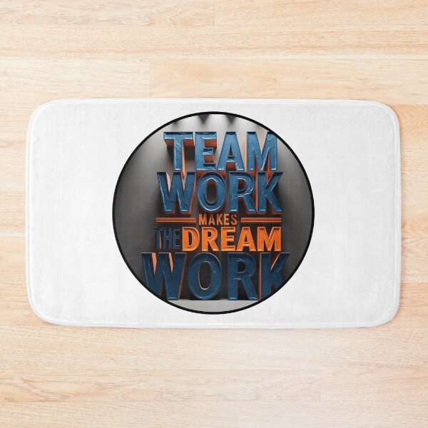 Item preview, Motivational Quote – Team Work Makes The Dream Work designed and sold by PING 999 STUDIO.