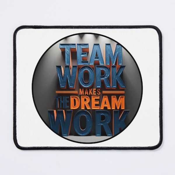 Item preview, Motivational Quote – Team Work Makes The Dream Work designed and sold by PING 999 STUDIO.