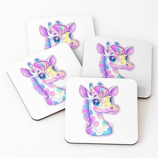 Item preview, Adorable Pink Giraffe designed and sold by NicolasGlowArt.