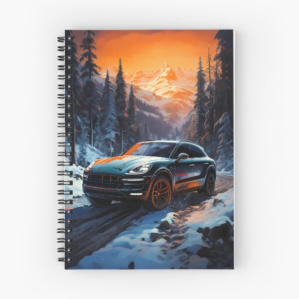 Artikelvorschau, Sonnenuntergang über den Gipfeln: Leistungsstarker SUV in Aktion entworfen und verkauft von RevUpDesign.