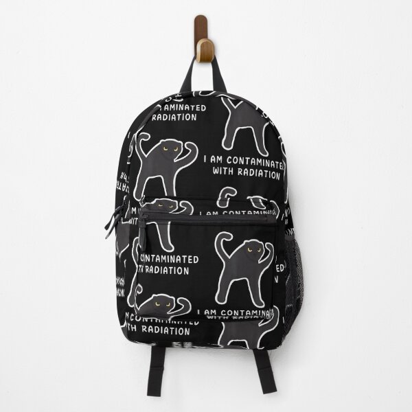 Item preview, I Am Contaminated With Radiation Japanese Cat Meme Vintage designed and sold by DreamyNature.