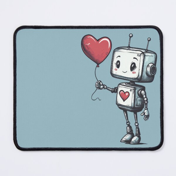 Item preview, Techno Love, Robot Heart designed and sold by TojoStudios.
