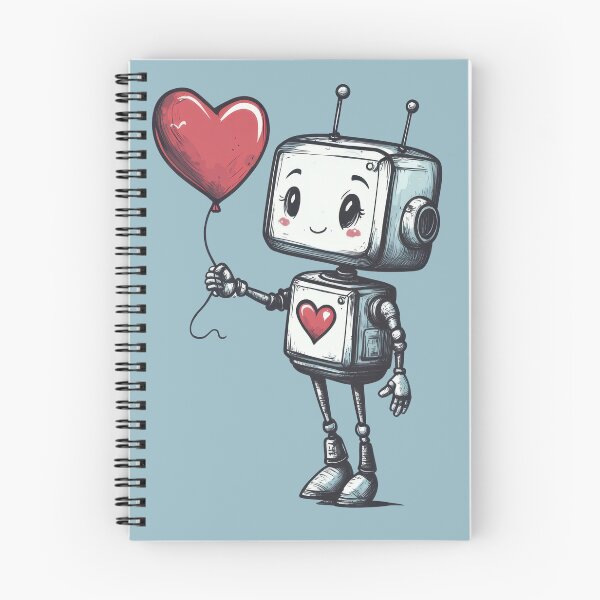 Item preview, Techno Love, Robot Heart designed and sold by TojoStudios.