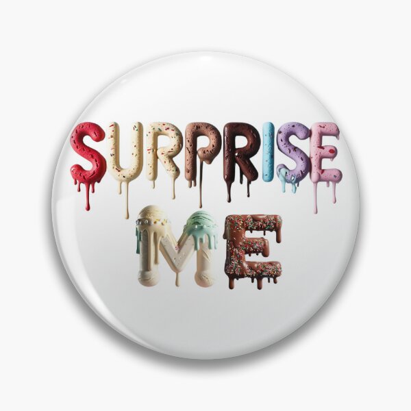 Item preview,  Ice Cream Letters – "Surprise Me" Quote designed and sold by PING 999 STUDIO.