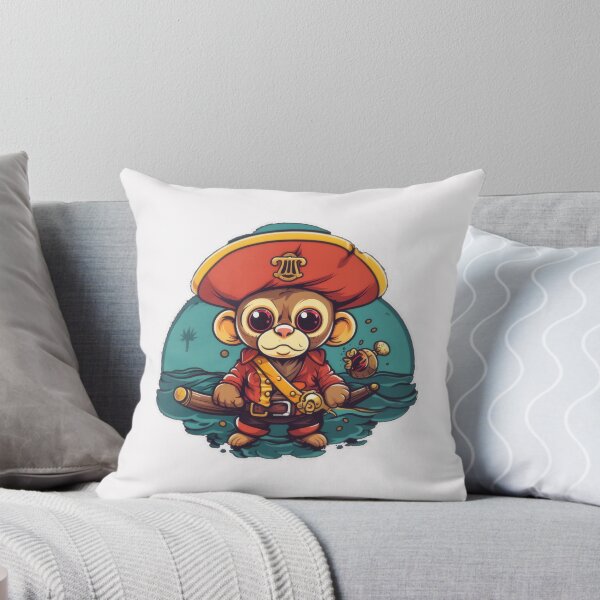 Item preview, Captain Pirate Ape On The Sea designed and sold by Flash Flick Ideas.