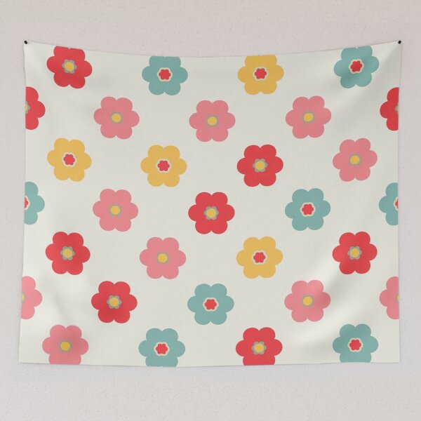 Item preview, Simple Flower Garden Pattern designed and sold by Furbulous Faces.