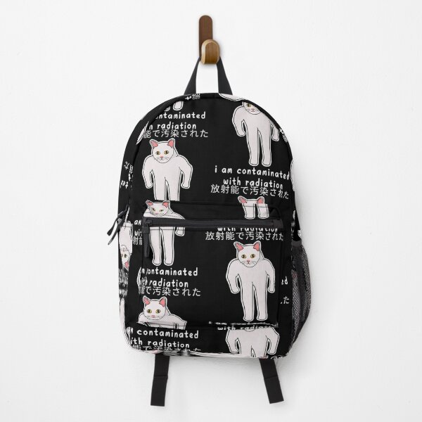 Item preview, I Am Contaminated With Radiation Japanese Cat designed and sold by DreamyNature.