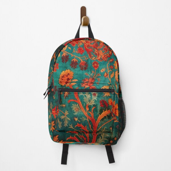 Item preview, Red Green Silk Floral Tree Carpet designed and sold by GrinGalore.