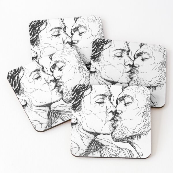 Item preview, One Last Kiss, 21 x 29 cm, ink on paper, 2025 designed and sold by oanaunciuleanu.
