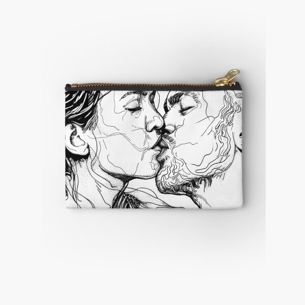 Item preview, One Last Kiss, 21 x 29 cm, ink on paper, 2025 designed and sold by oanaunciuleanu.