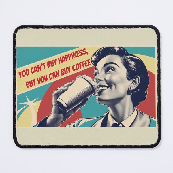 Item preview, Retro Coffee Happiness designed and sold by design2ateeau.