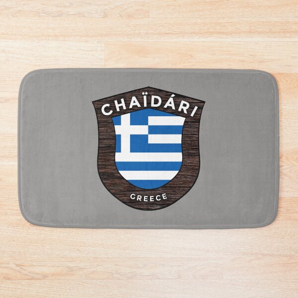 Item preview, Chaïdári Greece Emblem Flag designed and sold by World Designs.