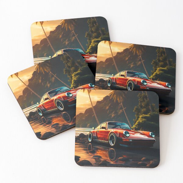 Item preview, Retro Ride:  Turbocharged Legend In Tropics designed and sold by RevUpDesign.