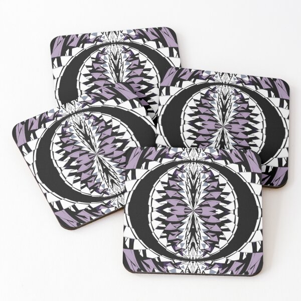 Item preview,  Circle Dance Abstract Art by Jenny Meehan Purple  designed and sold by Jenny Meehan Art Prints and Patterns  .