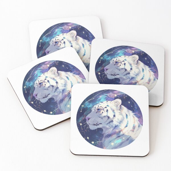 Item preview, Cute galaxy White Tiger designed and sold by SMARTKIT  DESIGNAGENCY.