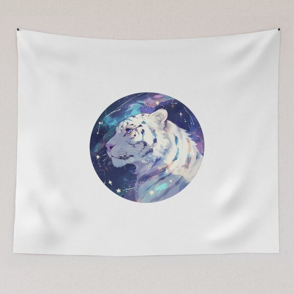Item preview, Cute galaxy White Tiger designed and sold by SMARTKIT  DESIGNAGENCY.
