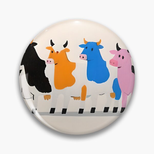 Item preview, Colour Meek Cattle designed and sold by MMDigitalArt.