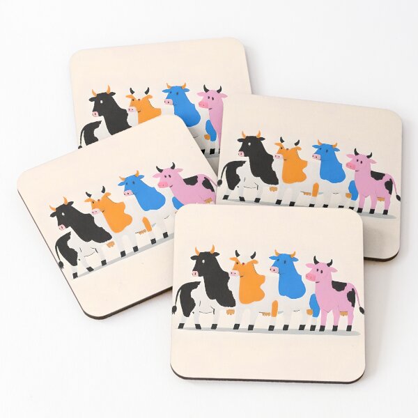 Item preview, Colour Meek Cattle designed and sold by MMDigitalArt.