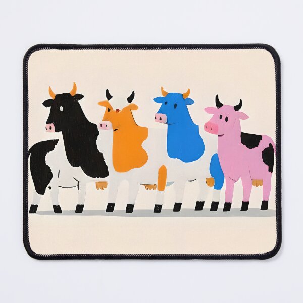 Item preview, Colour Meek Cattle designed and sold by MMDigitalArt.