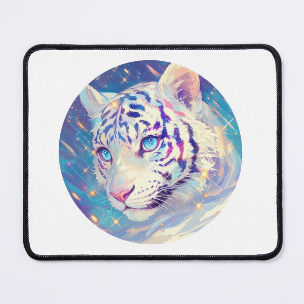 Item preview, Cute galaxy White Tiger designed and sold by SMARTKIT DESIGNAGENCY.